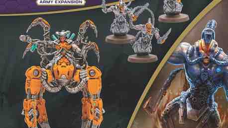 Heroscape: Revna's Rebuke – Iron Lich Viscerot and Necrotech Wraithriders